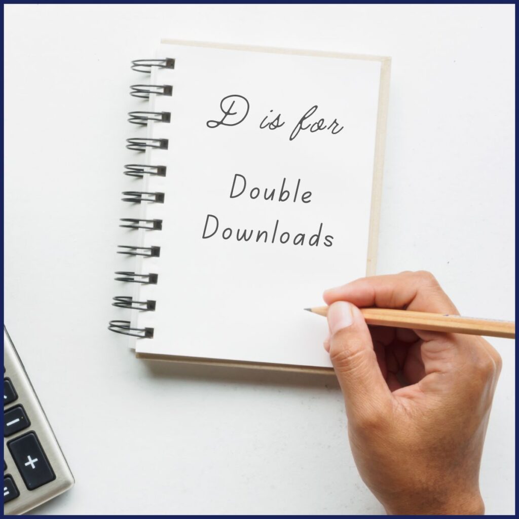 Double Downloads on a notebook