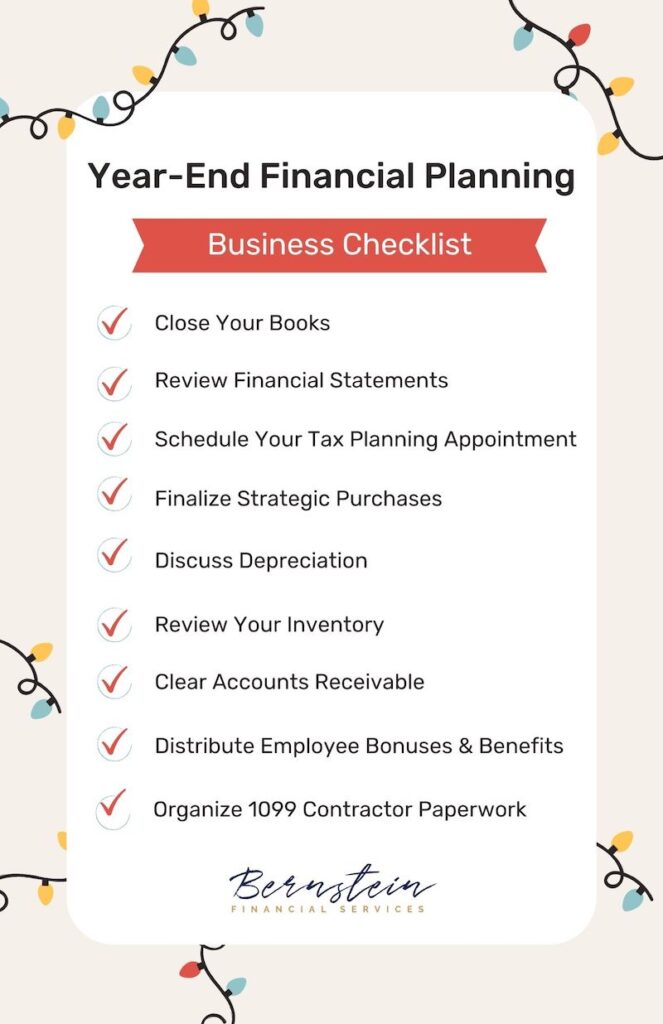 Business Owner's Year-End Financial Planning Checklist